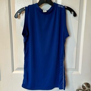 Drskin royal blue sleeveless athletic shirt size small